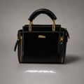 Black and Gold Mini Projector Purse