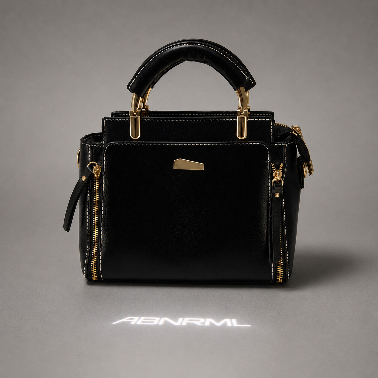 Black and Gold Mini Projector Purse
